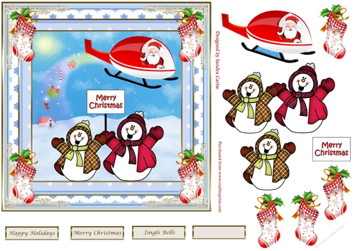 We wish you a Merry Christmas Topper