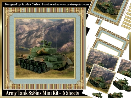 Birthday/Fathers Day Decoupage Tank Mini Kit