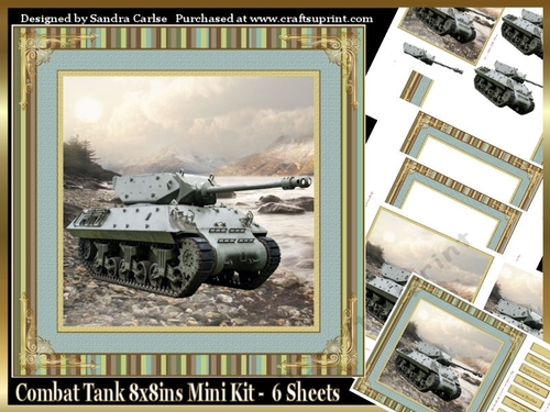 Birthday/Fathers Day Tank Decoupage Mini Kit
