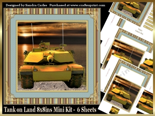 Birthday/Fathers Day Decoupage Tank Mini Kit