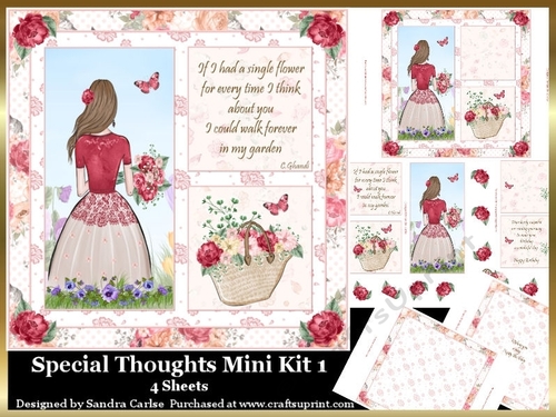 Summer Special Birthday Decoupage Mini Kit