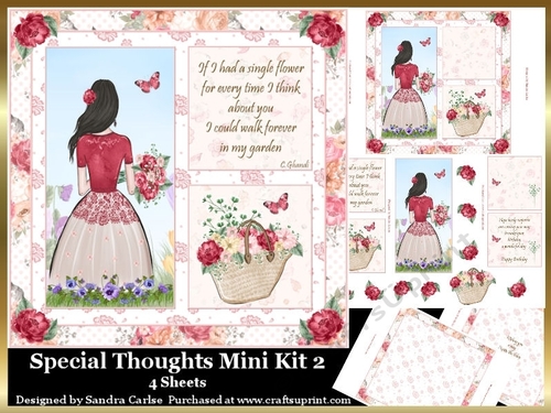 Summer Special Birthday Decoupage Mini Kit