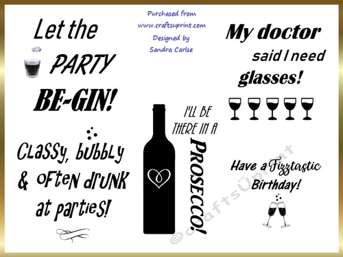 Lets have a tipple wordart kit