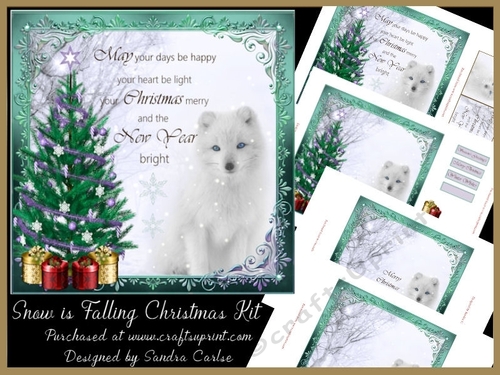 Christmas Snow is Falling Mini Kit