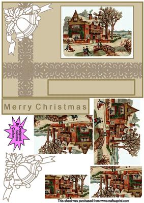 Vintage Christmas Topper 1