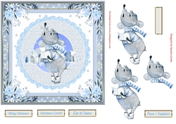 Christmas Let it Snow Topper 1