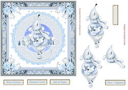 Christmas Let it Snow Topper 2