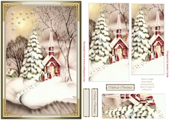 Celebrate Christmas Pyramid Topper