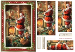 Christmas Eve Vintage Pyramid Topper
