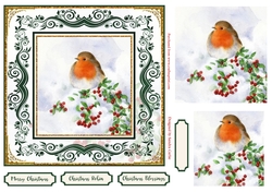 Christmas Robin Topper 