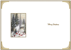 Snow topped Christmas Insert 1
