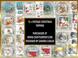 Christmas 12 x Toppers kit 1