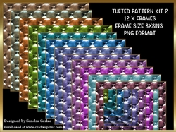Tufted Pattern 12 x Frames Kit 2