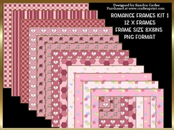 Pretty Romance 12 x Frames Kit 1