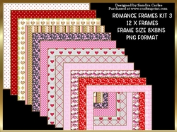 Pretty Romance 12 x Frames Kit 3
