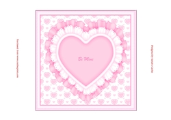 Love is 7x7ins Romance/Anniversary Insert 1