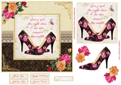 Give a Girl some Shoes Decoupage Topper 2