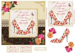 Give a Girl some Shoes Decoupage Topper 3