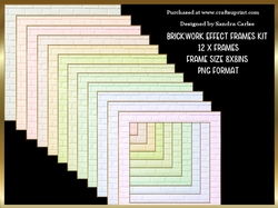 Brickwork x 12 Frames Kit