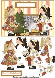 Christmas Decorations Decoupage Topper
