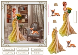 Special Occasion Decoupage 7x7ins Topper 3