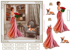 Special Occasion Decoupage 7x7ins Topper 5