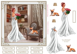 Special Occasion Decoupage 7x7ins Topper 6