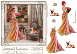 Special Occasion Decoupage 7x7ins Topper 8