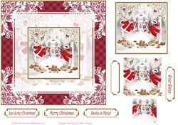 Christmas Santa is Here Topper 1