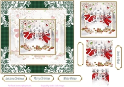 Christmas Santa is Here Topper 2