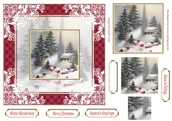 Christmas Snow is Falling Topper 3