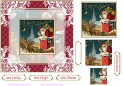Christmas Merry & Bright Vintage Topper
