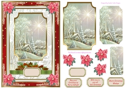 Christmas Church Service Decoupage Topper 2
