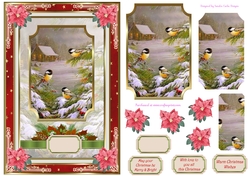Christmas Scene Decoupage Topper 4