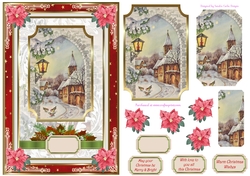 Christmas Scene Decoupage Topper 8