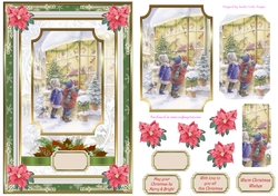 Christmas Toy Shop Decoupage Topper 1