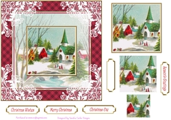 Christmas Vintage Church Service Lace Filigree Topper 2
