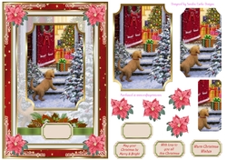 Christmas Snowy Greetings Topper 2