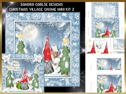 Christmas Village Gnome 8x8ins Mini Kit 2