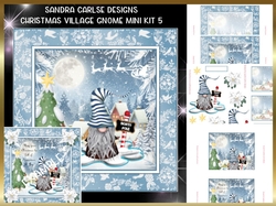 Christmas Village Gnome 8x8ins Mini Kit 5