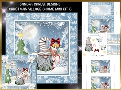 Christmas Village Gnome 8x8ins Mini Kit 6