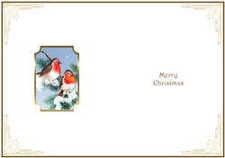 Christmas Snow Robin Insert