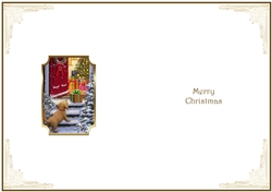 Christmas Snowy Greetings Insert 1