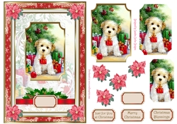 Christmas Presents under the Tree Decoupage Topper 1