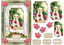 Christmas Presents under the Tree Decoupage Topper 2