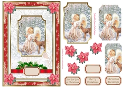 Christmas Winter Deer Decoupage Topper 2