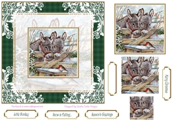 Christmas Little Donkey Topper 3