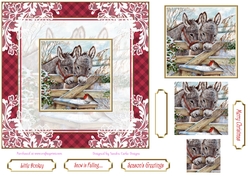 Christmas Little Donkey Topper 4