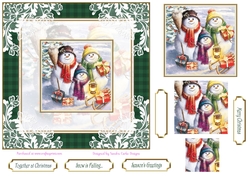 Christmas Snowmen Family Topper 1