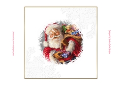 Christmas Santa 7x7ins Insert 2